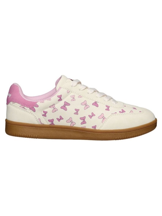 Disney Shoes - Minnie mouse White & Pink Bow Pattern Sneakers